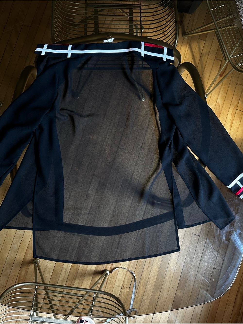 VINTAGE Joseph Ribkoff Geometric Mondrian-Style 2-Piece Dress & Duster Set - Picture 14 of 16
